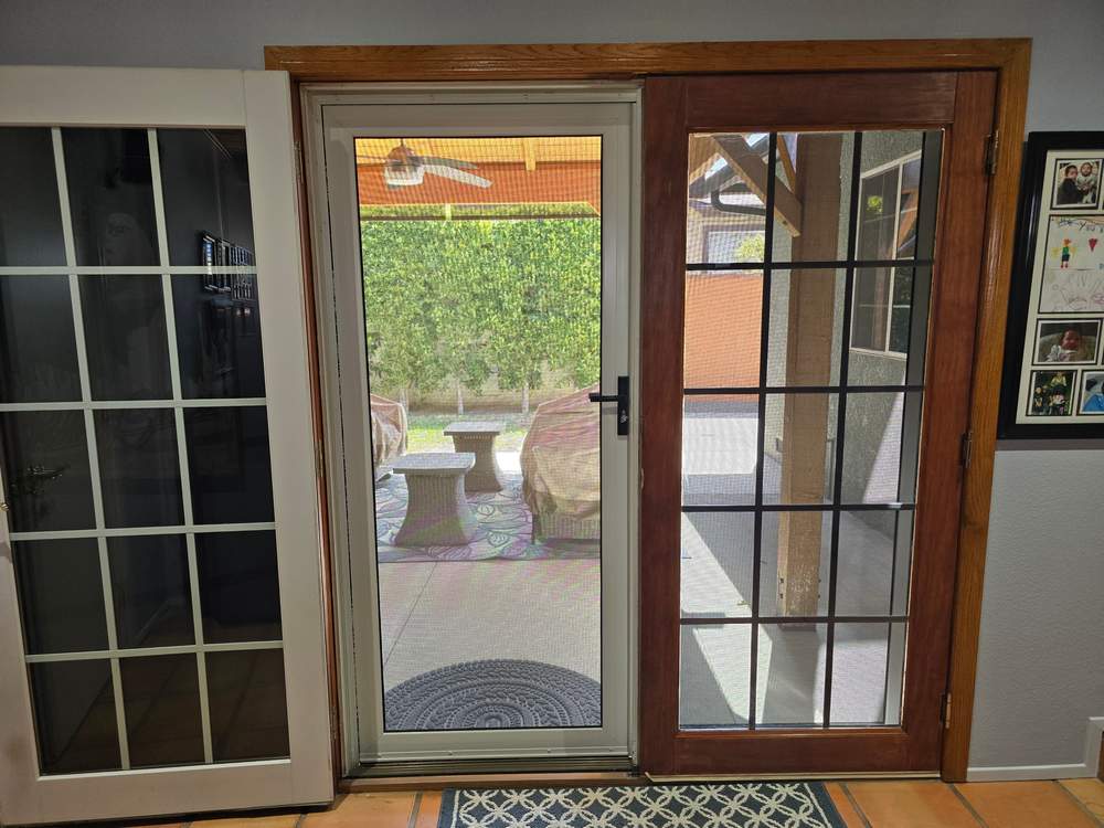 Crimsafe French Security Screen Door Installation in Covina, CA