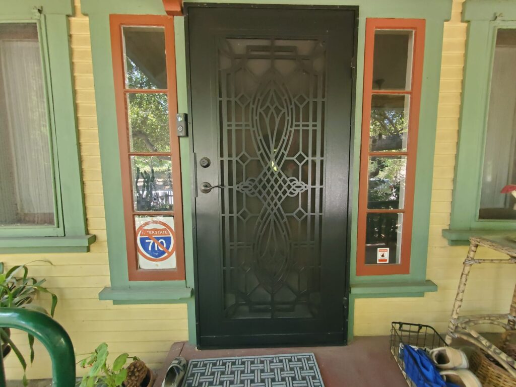 Black Titan Security Screen Door and Crimsafe Security Sliding Door Installation