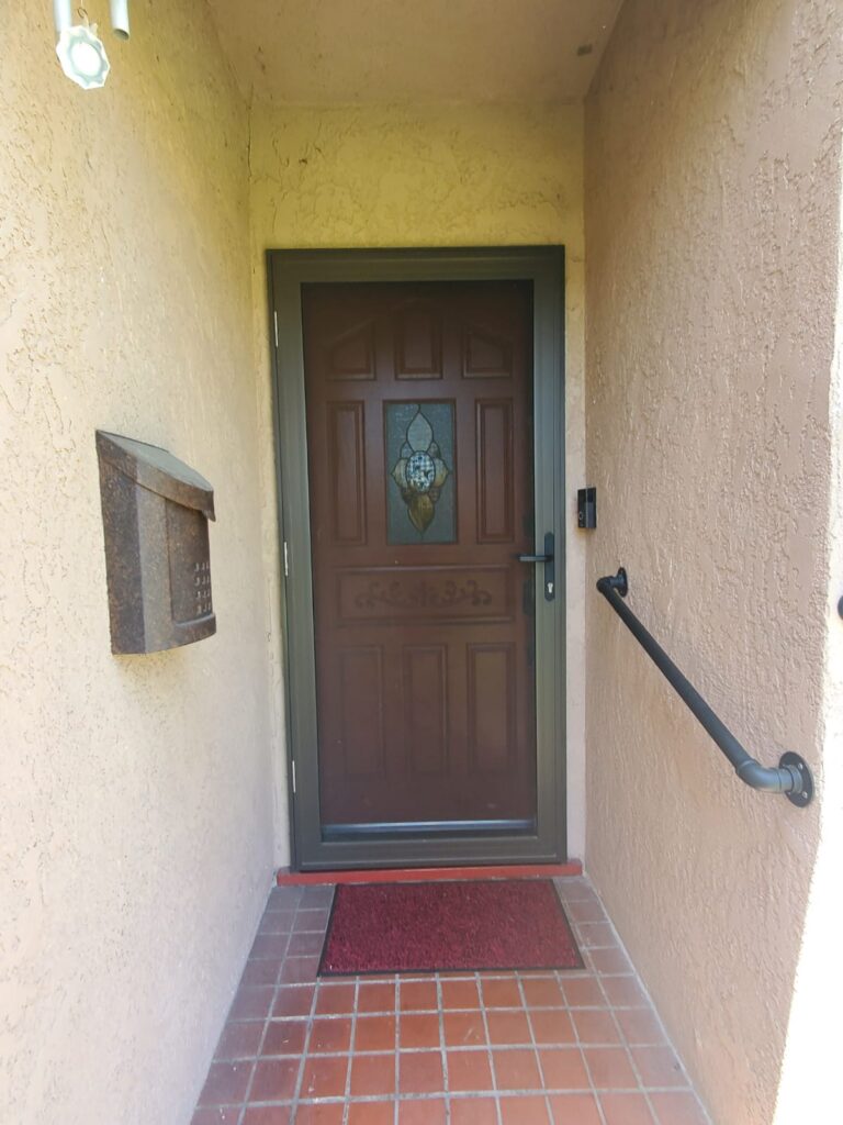 Bronze Vista Security Screens Door in Temple City, CA