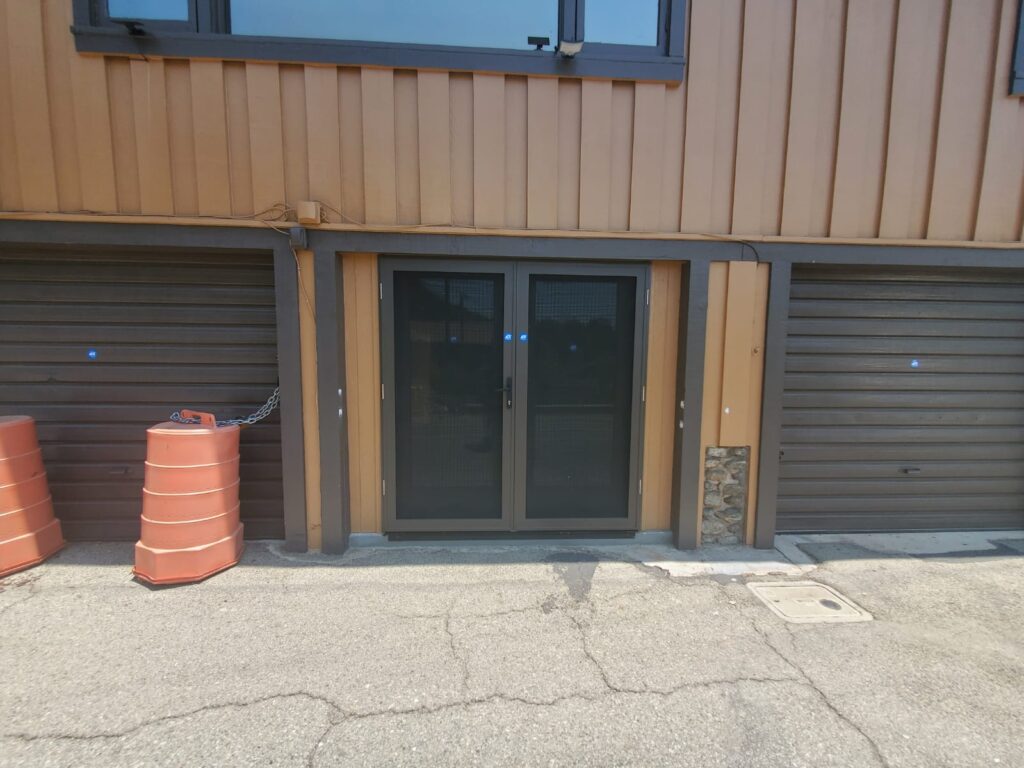 Bronze Vista French Security Screen Door in Sierra Madre, CA