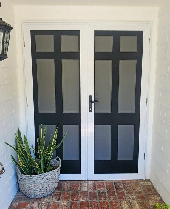 French-Security-Screen-Door