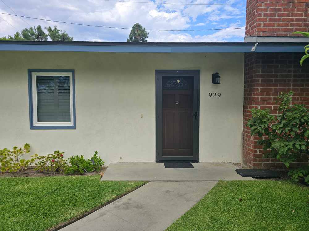 Single Crimsafe Security Screen Door Installation in Monrovia, CA
