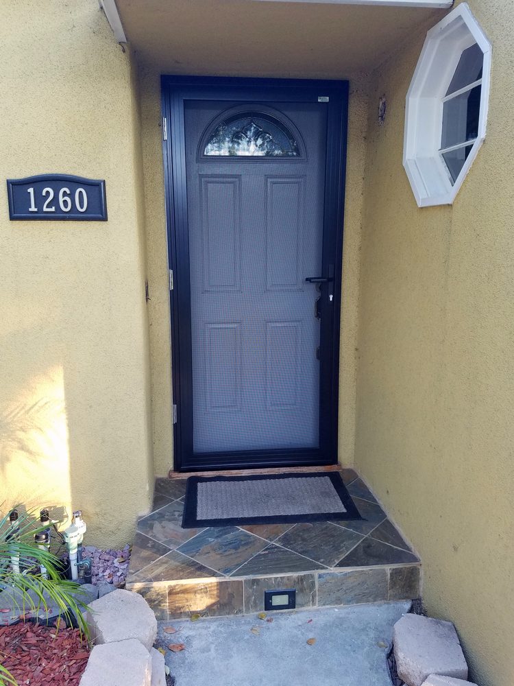 Stainless-Steel Mesh Security Screen Door