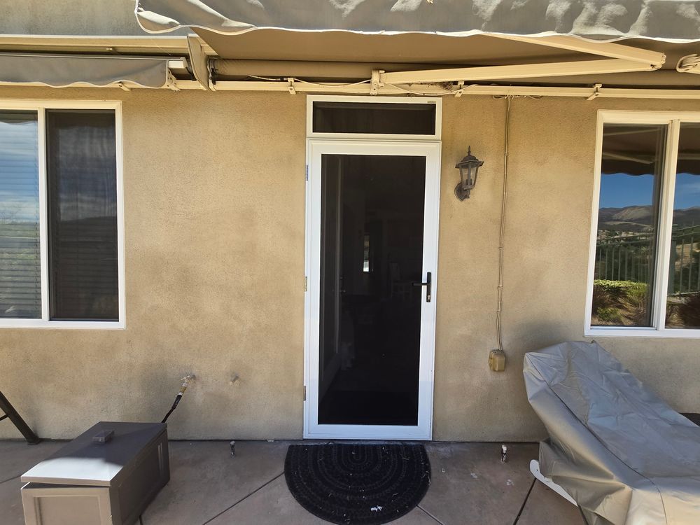 Custom Majestec Security Screen Door Installation in Dove Canyon Golf Club (2)